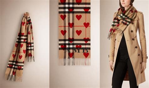 burberry scarf personalisation